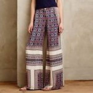 Anthropologie wide leg pants